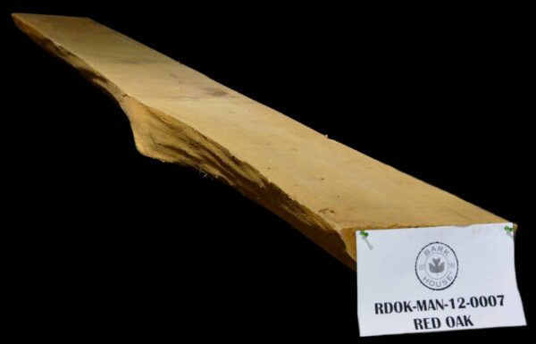 120" Oak Live Edge Mantel [RDOK-MAN-12-0007]