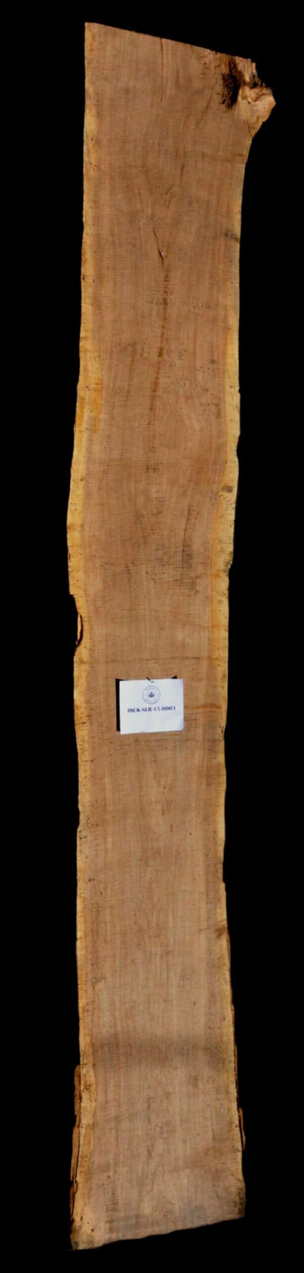 200" Hickory Live Edge Slab [HICK-SLR-15-0003]