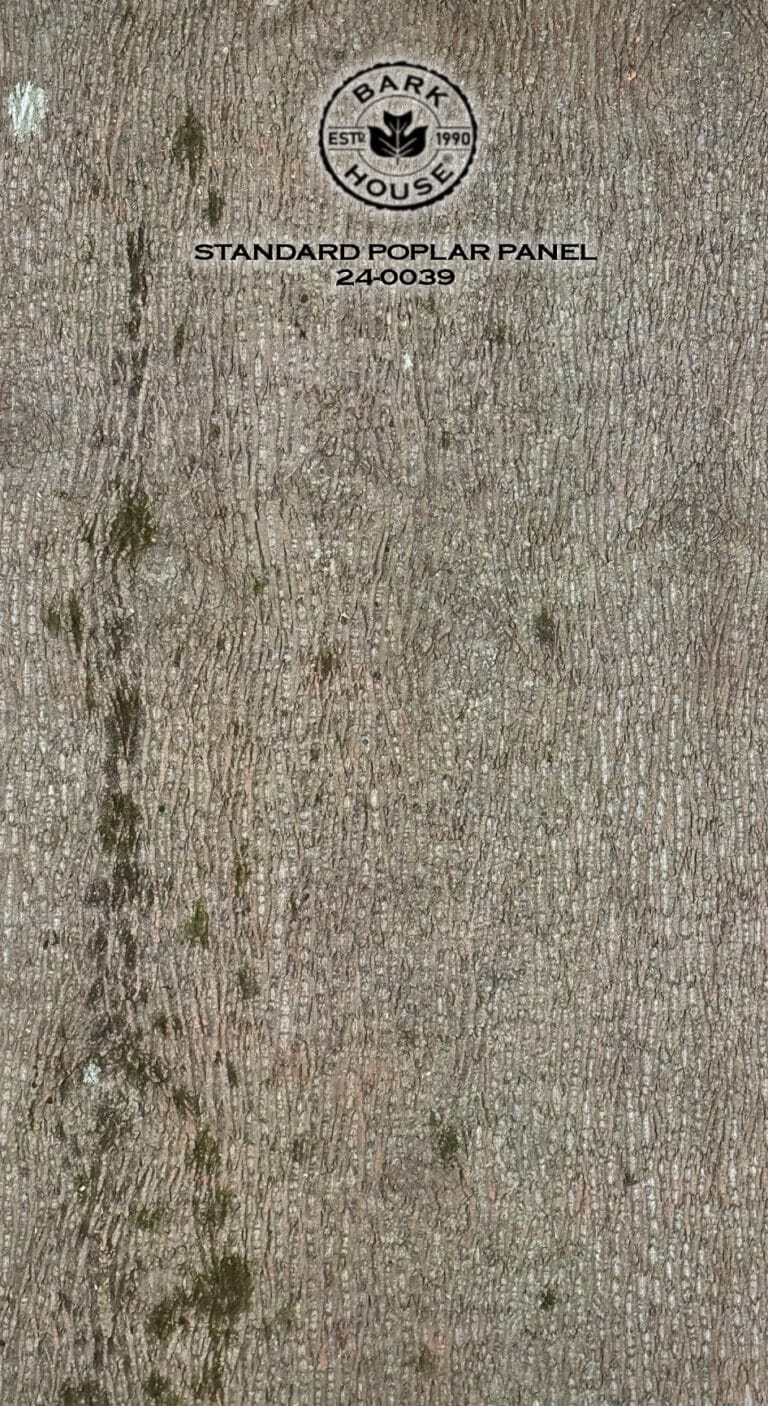 Bark House poplar bark panel SKU POPP-STD-24-0039