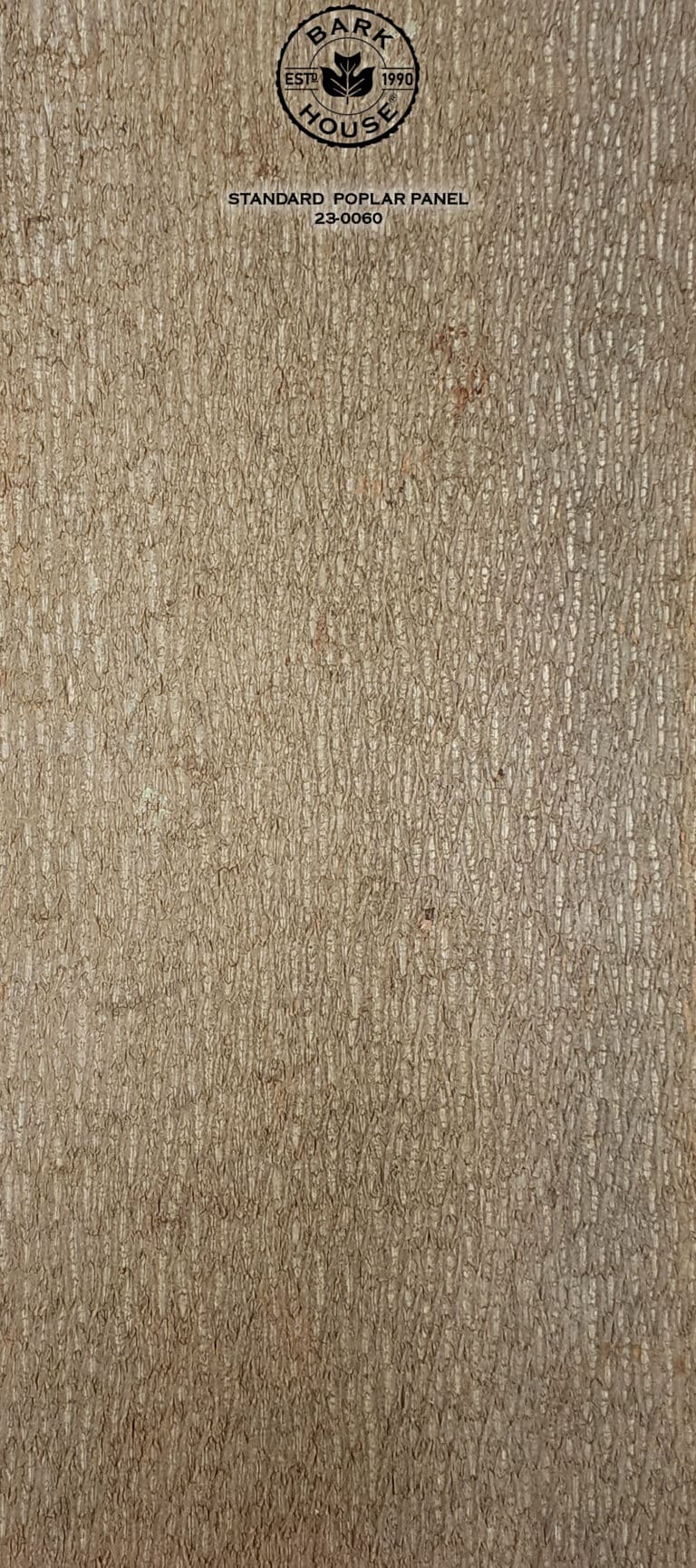 Bark House poplar bark panel SKU POPP-STD-23-0060