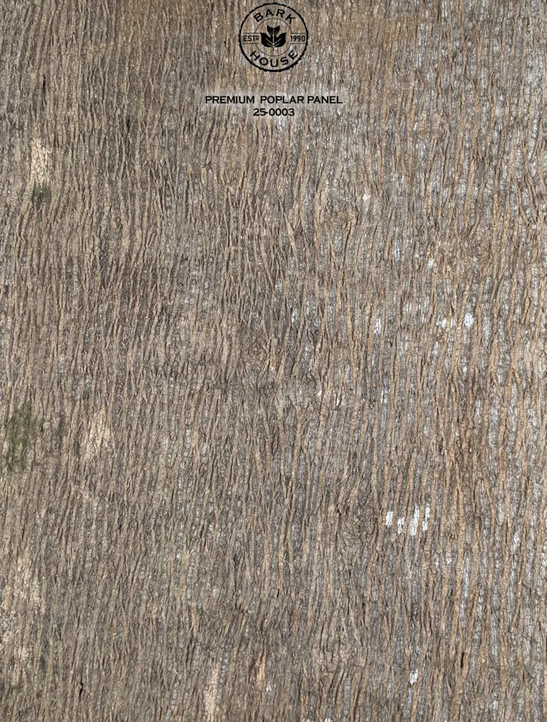 Bark House poplar bark panel SKU POPP-PRE-25-0003