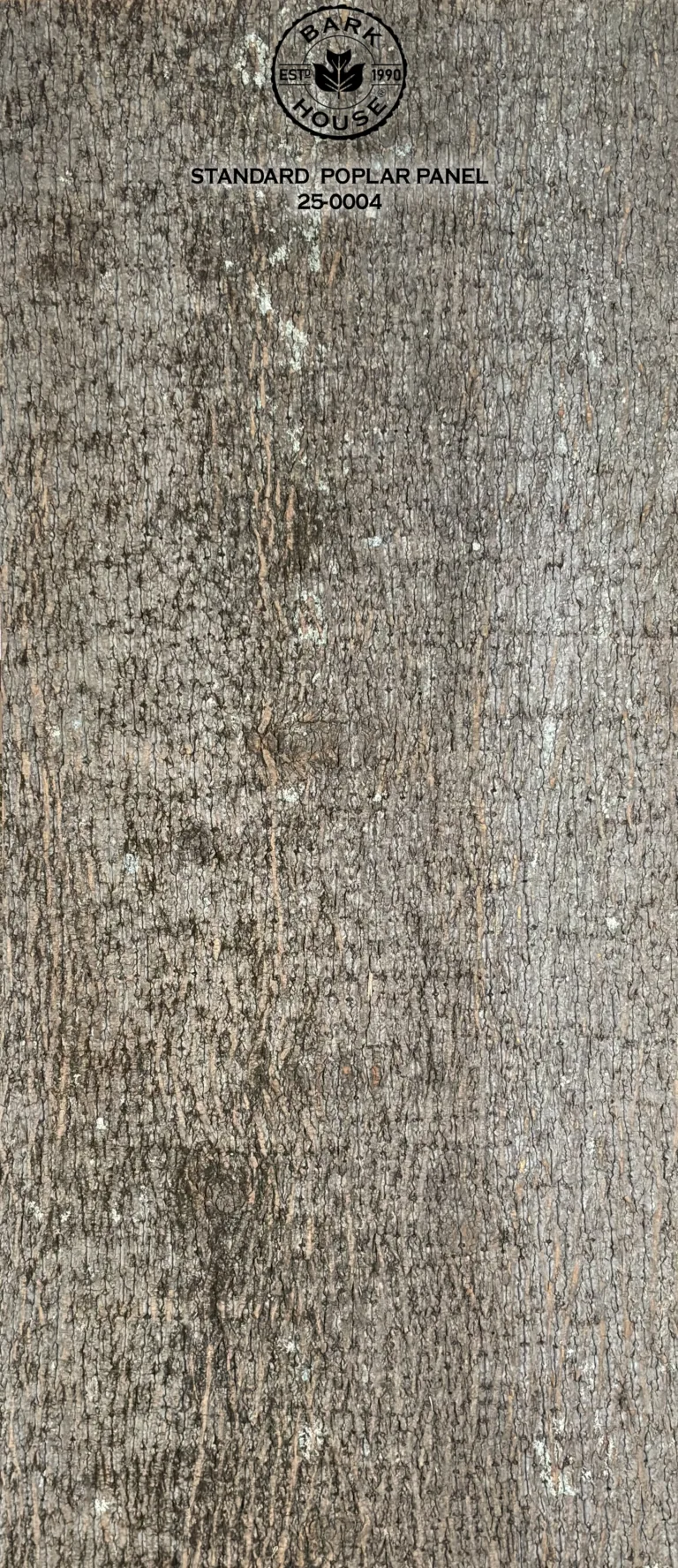 Bark House poplar bark panel SKU POPP-STD-25-0004