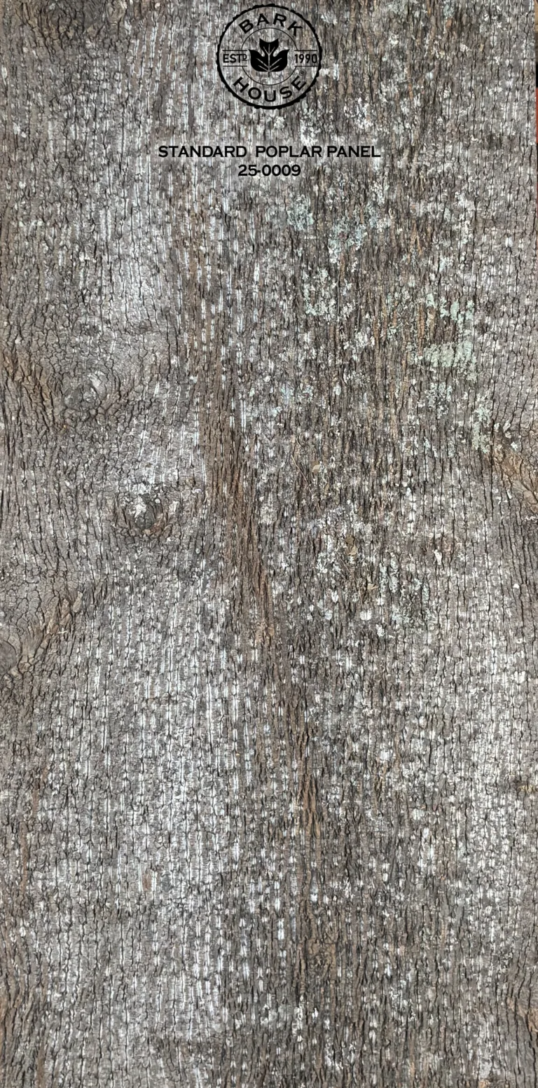 Bark House poplar bark panel SKU POPP-STD-25-0009