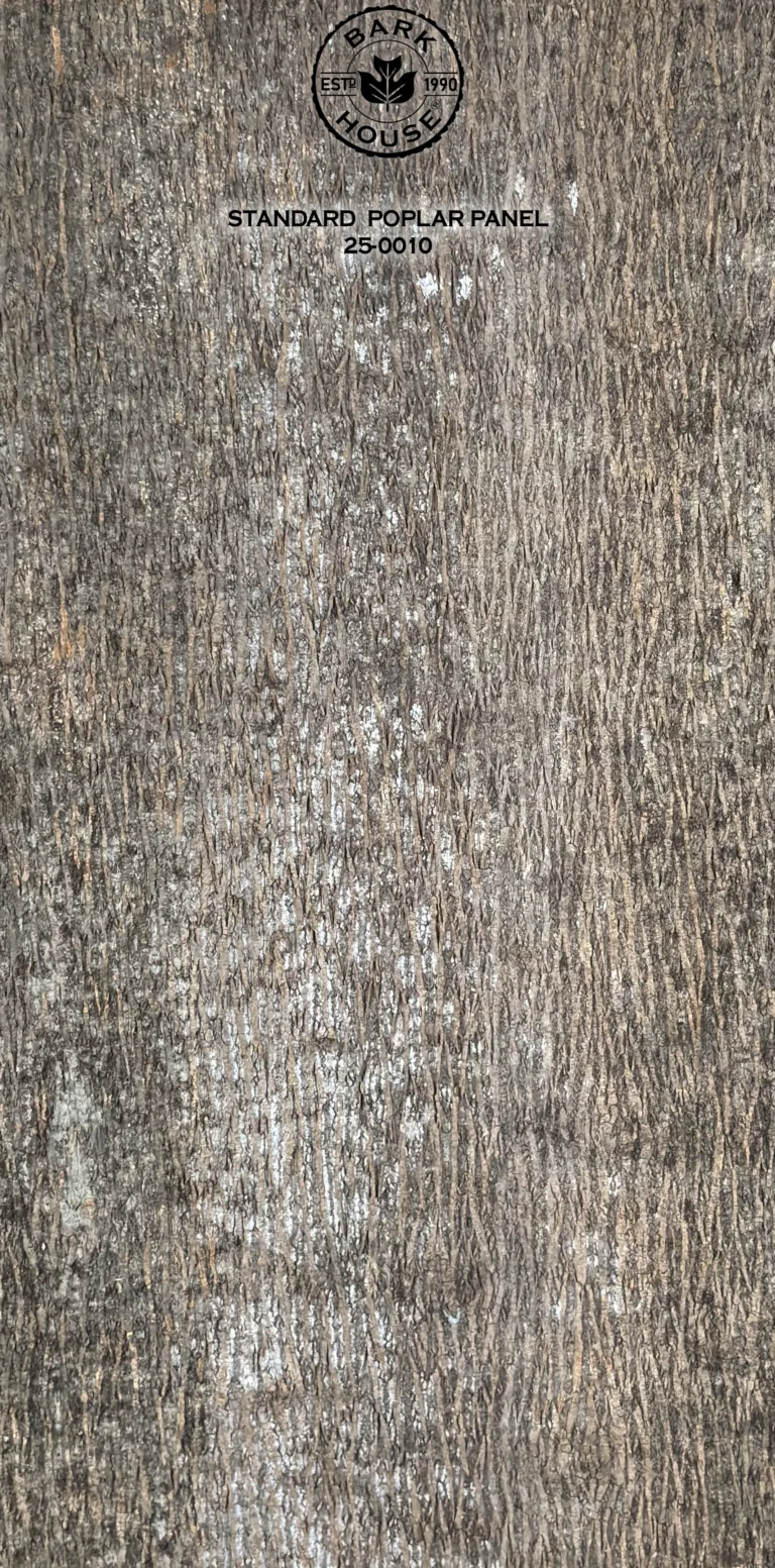 Bark House poplar bark panel SKU POPP-STD-25-0010