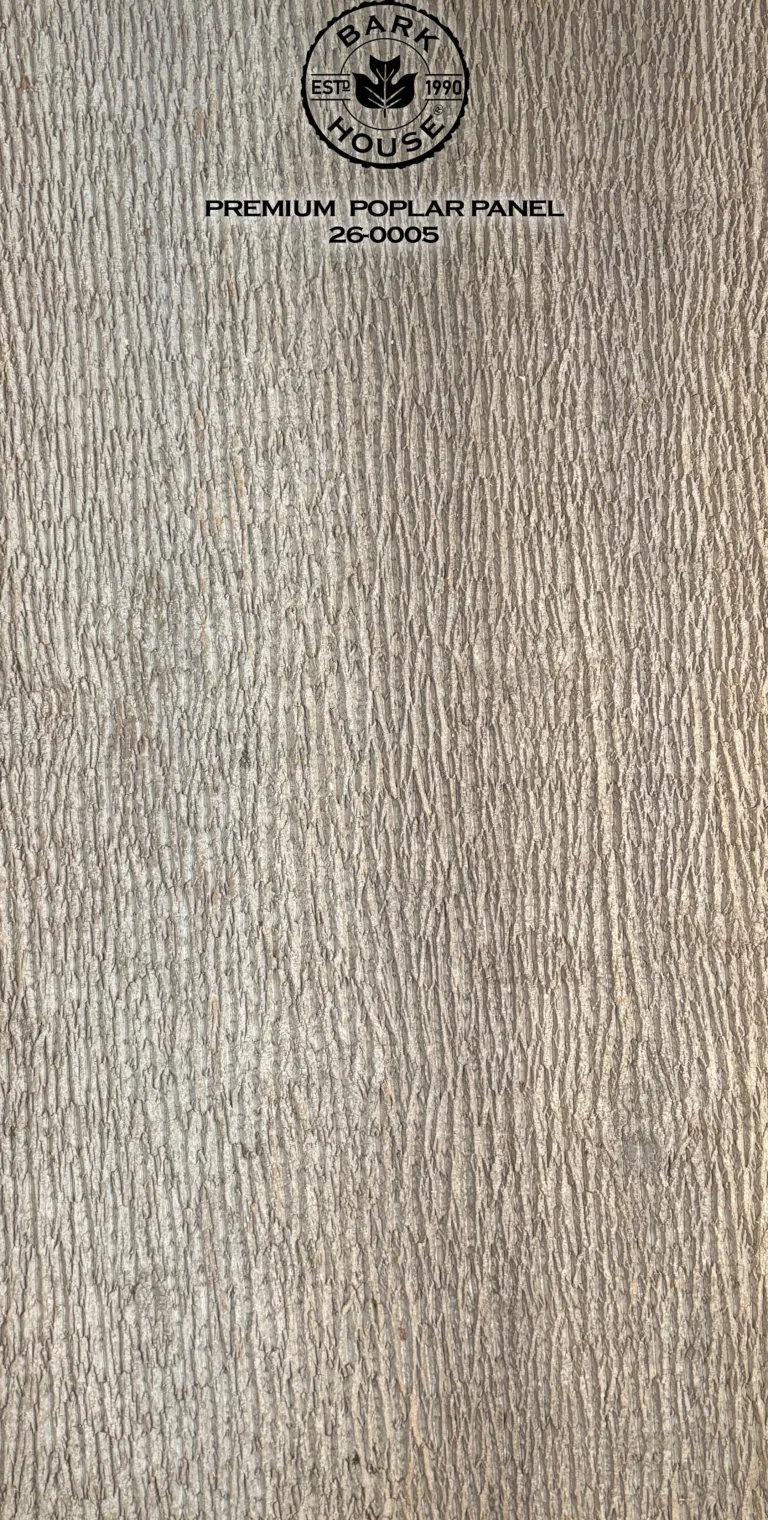 Bark House poplar bark panel SKU POPP-PRE-26-0005