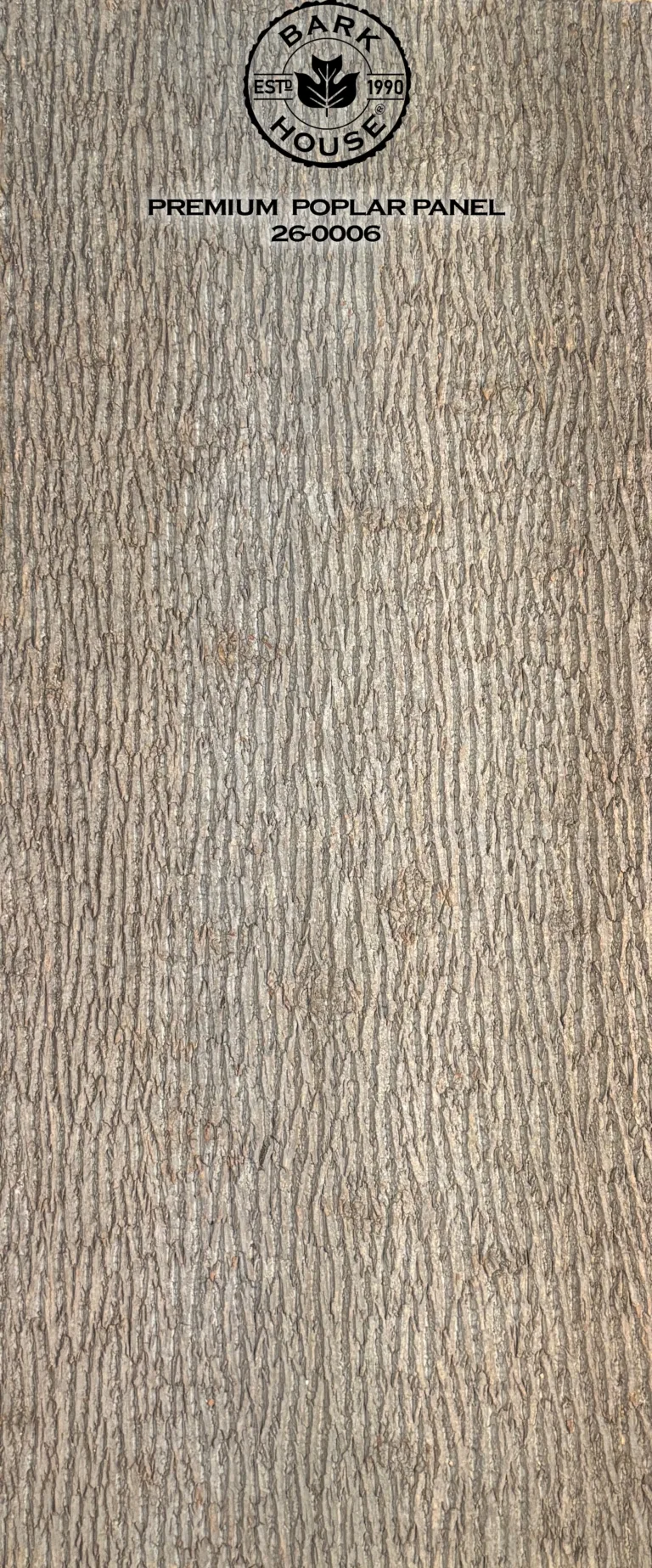 Bark House poplar bark panel SKU POPP-PRE-26-0006