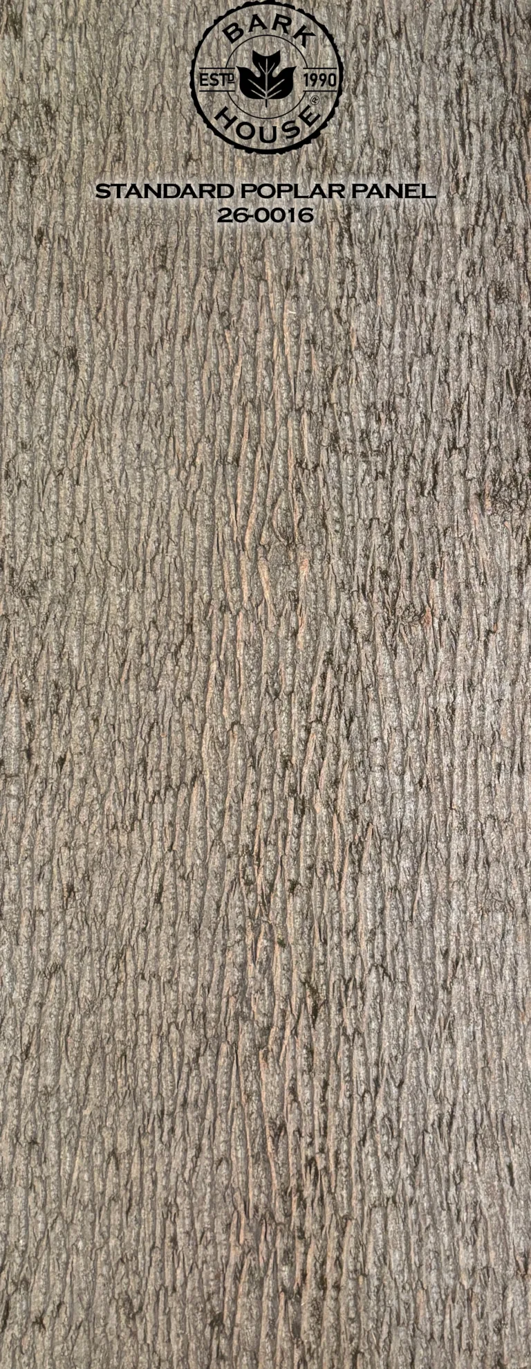 Bark House poplar bark panel SKU POPP-STD-26-0016