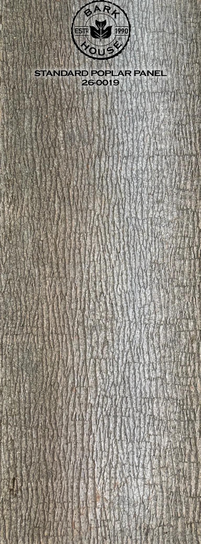 Bark House poplar bark panel SKU POPP-STD-26-0019