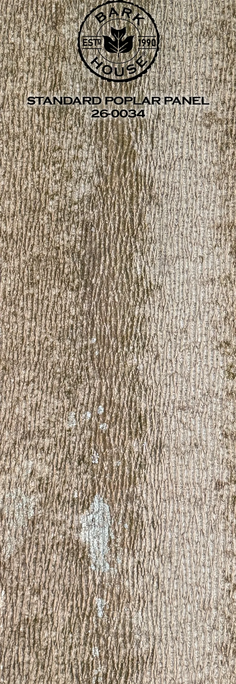 Bark House poplar bark panel SKU POPP-STD-26-0034