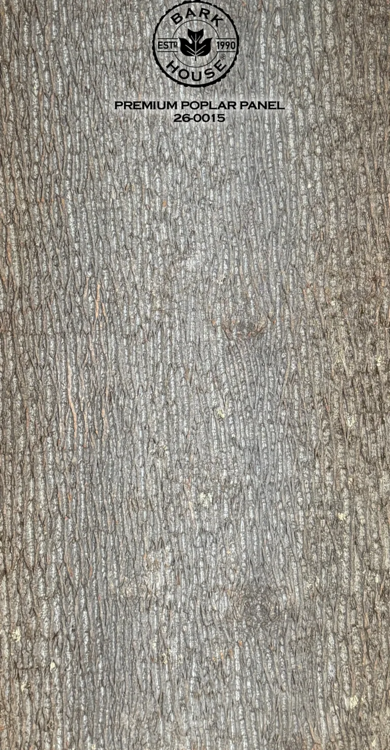 Bark House poplar bark panel SKU POPP-PRE-26-0015