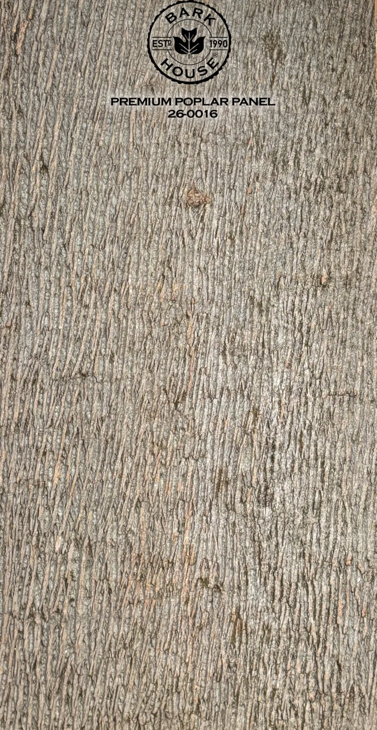 Bark House poplar bark panel SKU POPP-PRE-26-0016
