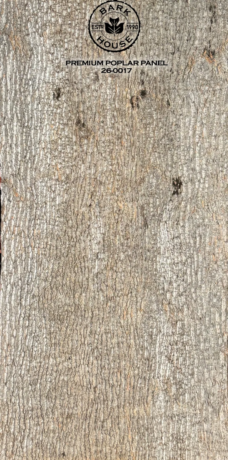 Bark House poplar bark panel SKU POPP-PRE-26-0017
