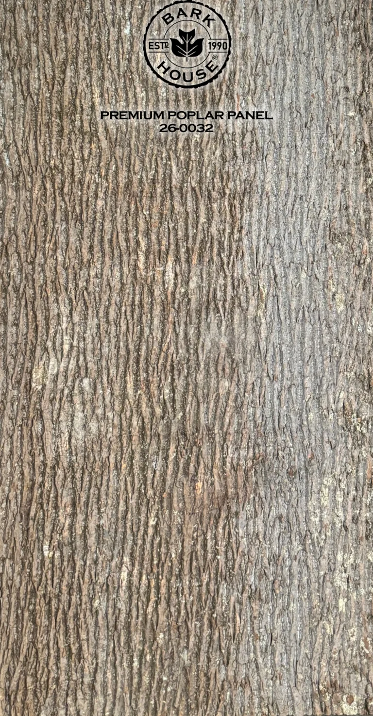 Bark House poplar bark panel SKU POPP-PRE-26-0032