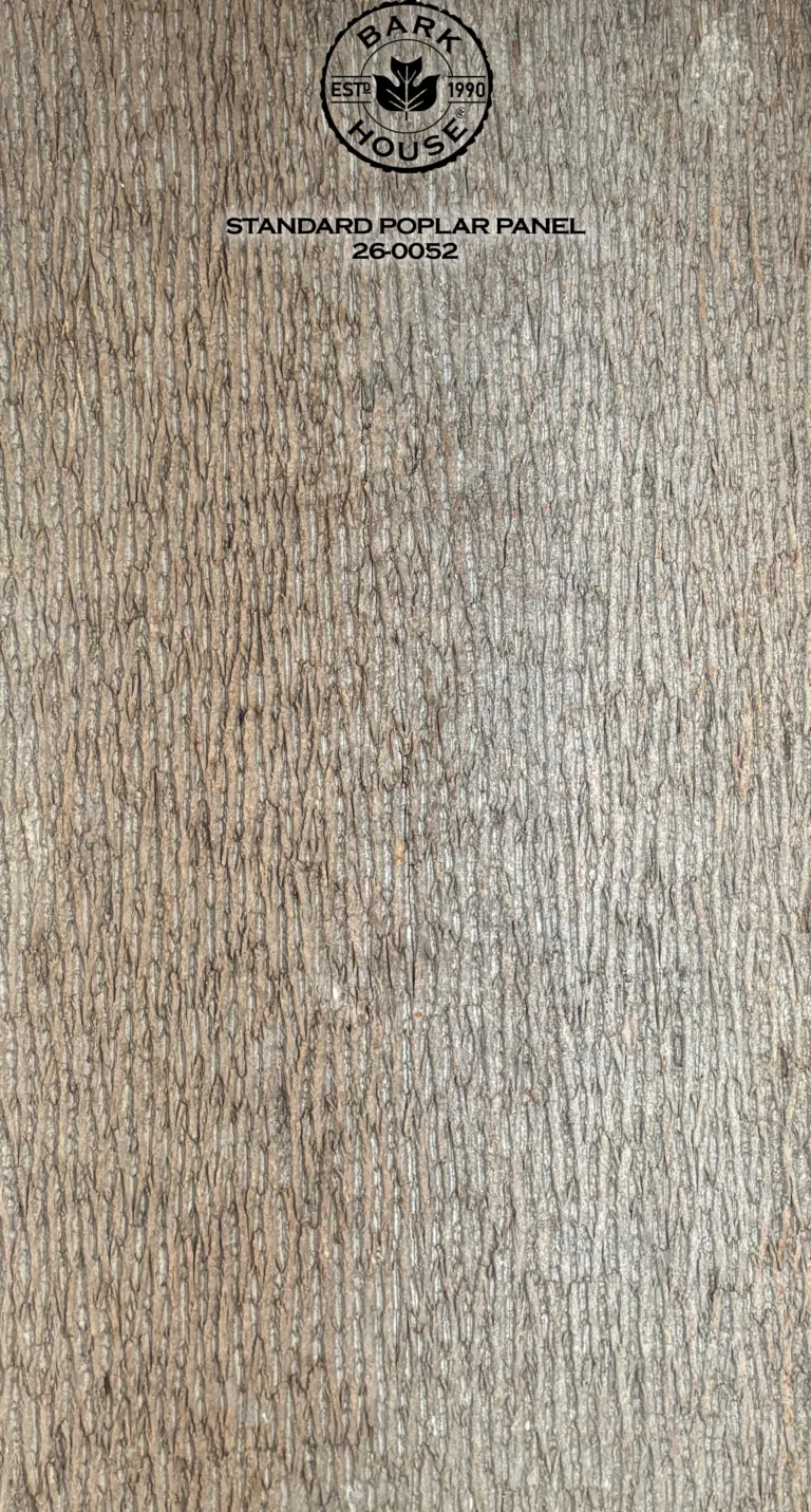 Bark House poplar bark panel SKU POPP-STD-26-0052