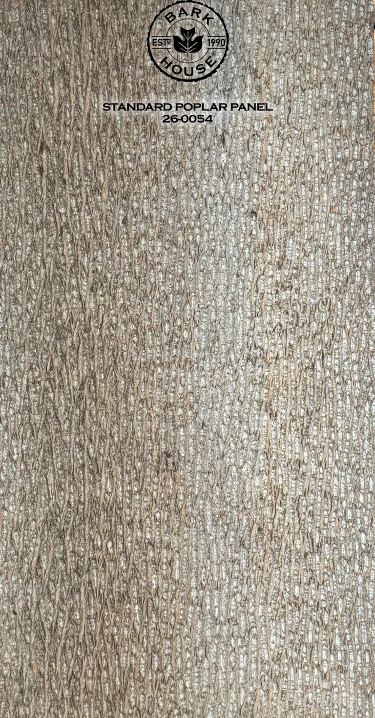Bark House poplar bark panel SKU POPP-STD-26-0054