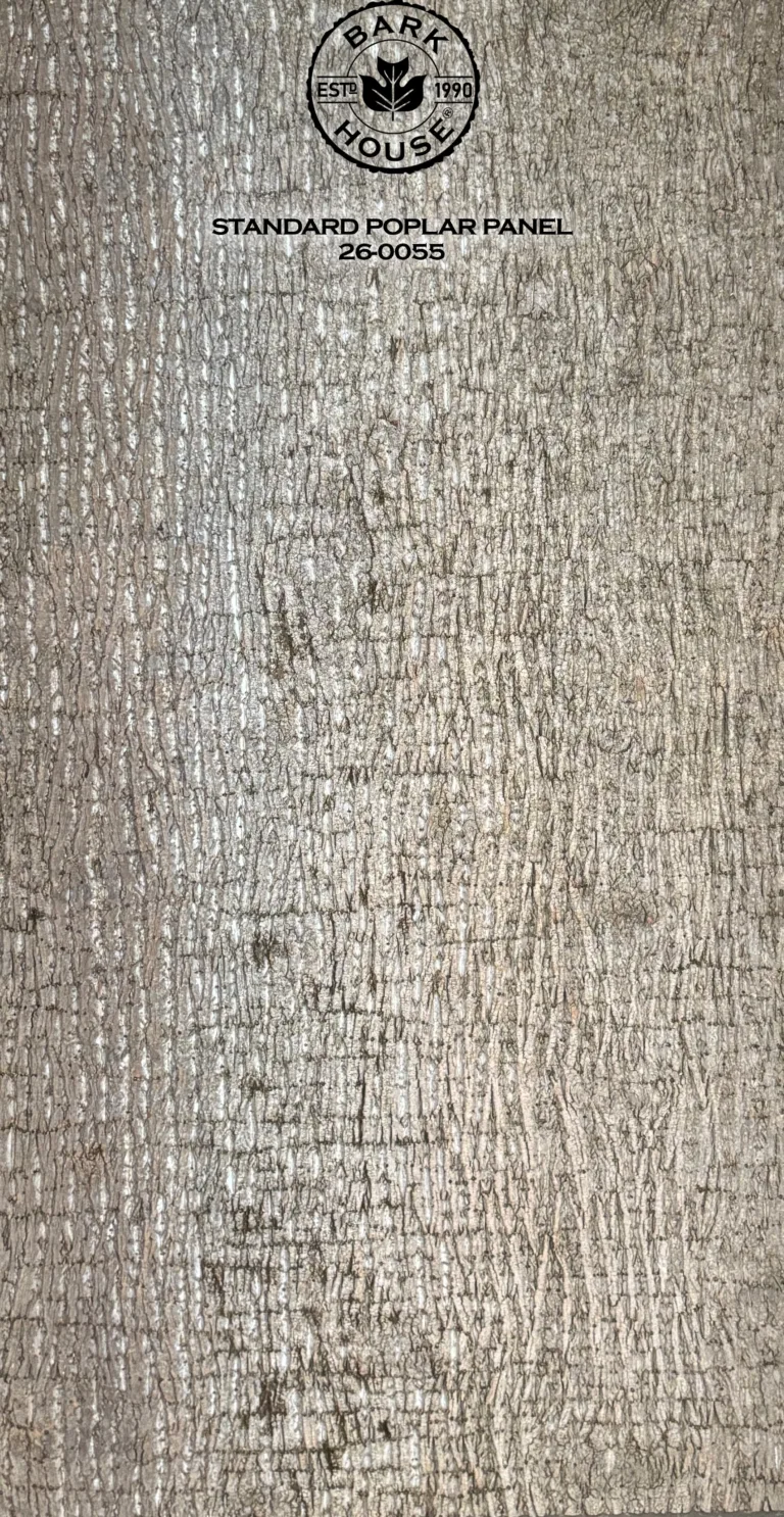Bark House poplar bark panel SKU POPP-STD-26-0055