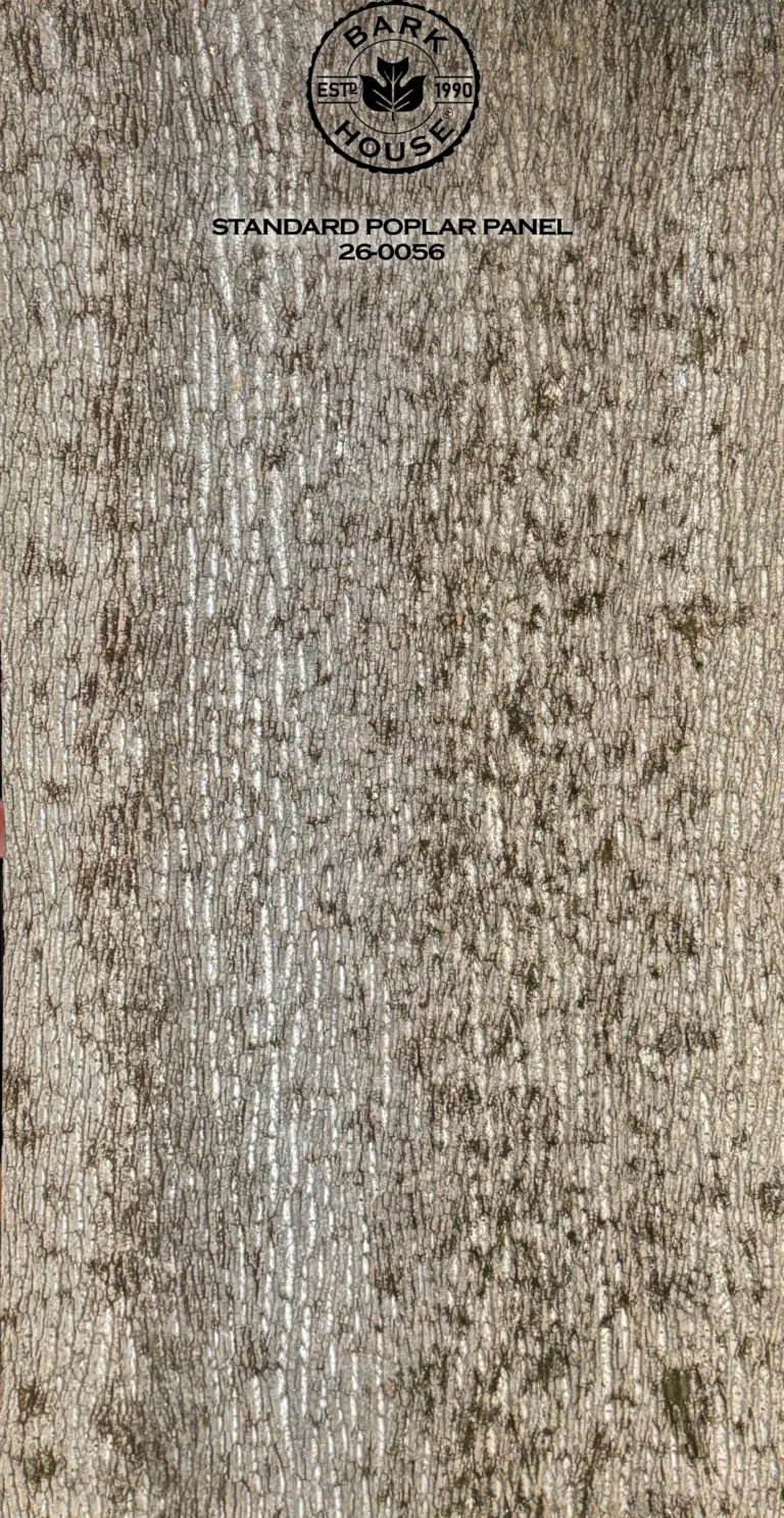 Bark House poplar bark panel SKU POPP-STD-26-0056