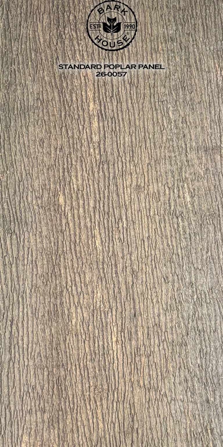 Bark House poplar bark panel SKU POPP-STD-26-0057