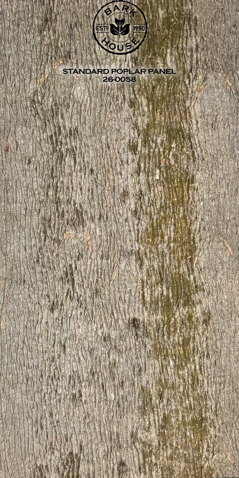 Bark House poplar bark panel SKU POPP-STD-26-0058