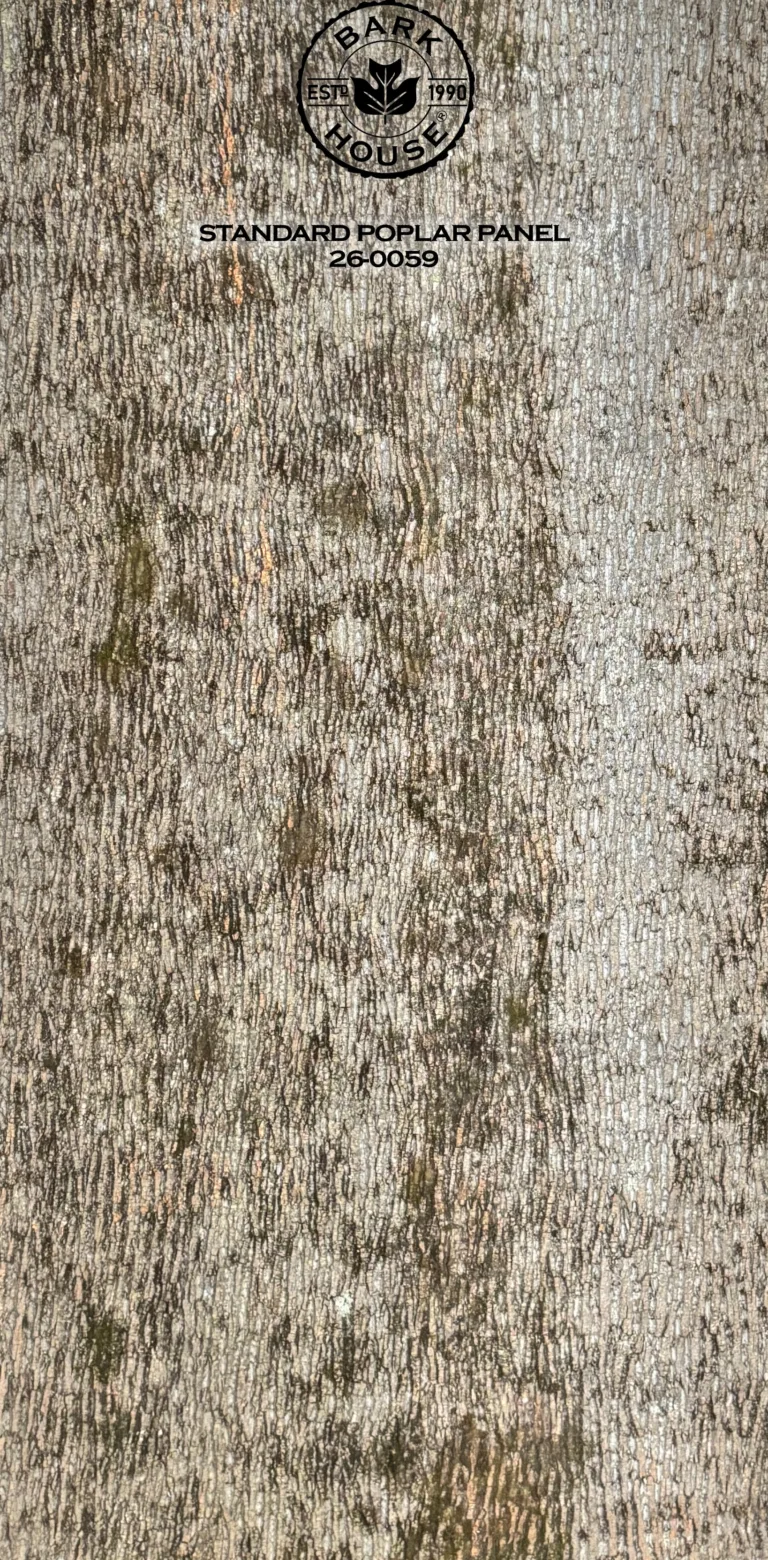 Bark House poplar bark panel SKU POPP-STD-26-0059