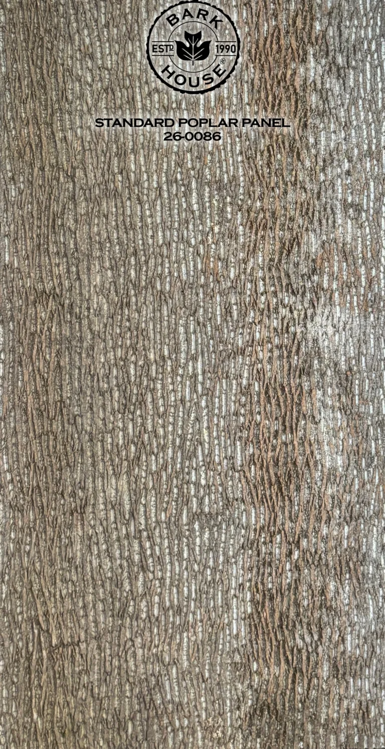 Bark House poplar bark panel SKU POPP-STD-26-0086