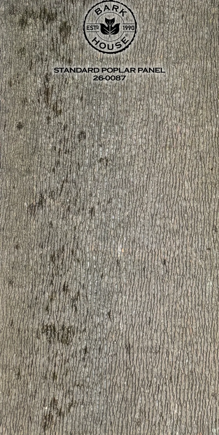 Bark House poplar bark panel SKU POPP-STD-26-0087